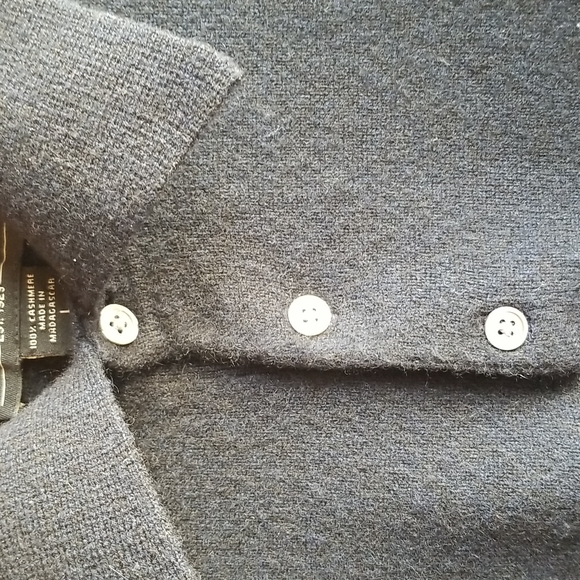 Mark Shale Cashmere Three Button Pullover - Picture 3 of 5